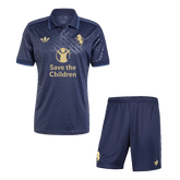 Juventus Third Away Soccer Jersey Kit 2024/25 (Jersey+Shorts) - Save The Children Sponsor
